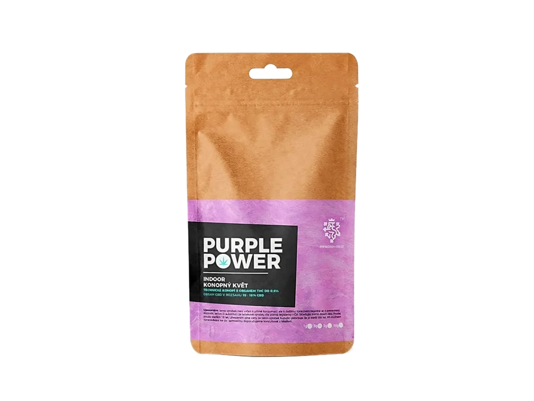 CBD Konopný květ 1g purplepower