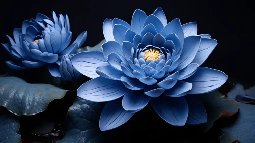 Modrý leknín blue lotus plod